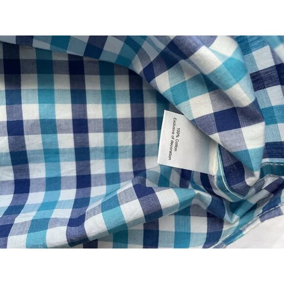 Lucky Luciano Button Up Shirt Mens XL Checkered Long Sleeve New With Tag